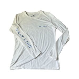 Womens Large Salt Life Long Sleeve Tee
